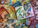 The Archaeologist’s Desk by Aimee Stewart 500 Piece Puzzle by Ravensburger