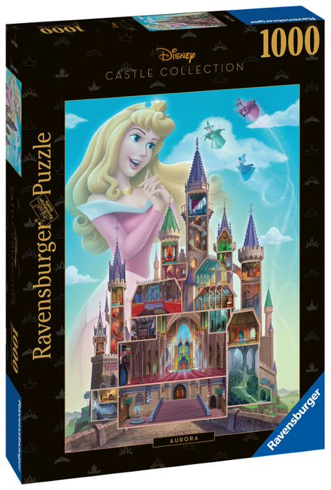 Disney Aurora Castle Disney Castle Series 1000 Puzzle by Ravensburger