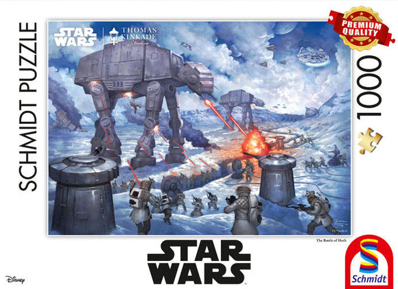 Thomas Kinkade-Star Wars: The Battle of Hoth 1000 Piece Puzzle by Schmidt