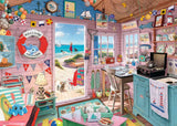 My Haven No 7, The Beach Hut 1000 Piece Puzzle by Ravensburger