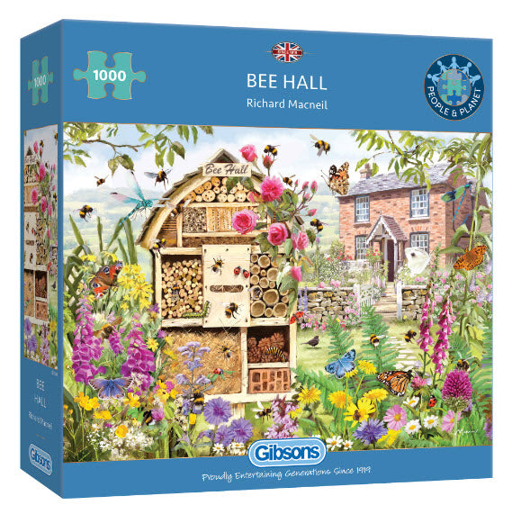 Bee Hall by Richard Macneil 1000 Piece Puzzle by Gibsons