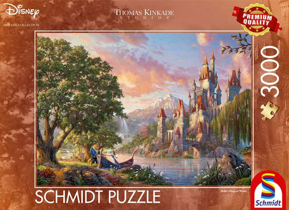 Thomas Kinkade-Disney: Belle's Magical World 3000 Piece Puzzle by Schmidt