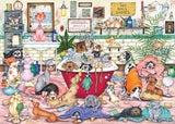 Bert's Bath Night 500 XL Piece Puzzle By Gibsons