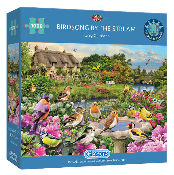 Birdsong By The Stream 1000 Piece Puzzle by Gibsons
