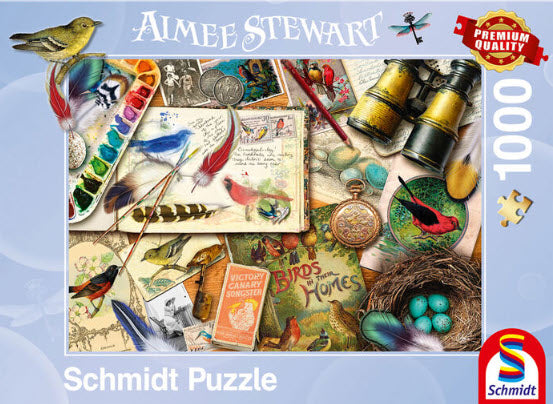 Served up: Birdwatching by Aimee Stewart 1000 Piece Puzzle by Schmidt