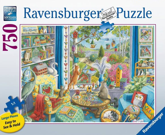 The Bird Watchers 750 XL Piece Puzzle by Ravensburger