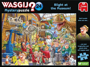 Wasgij Mystery 24 Blight At The Museum! 1000 Piece Puzzle