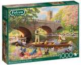 Boating On The River 1000 Piece Puzzle by Falcon