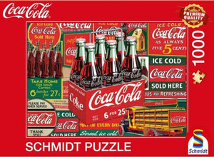 Coca Cola: Classic Bottles 1000 Piece Puzzle by Schmidt