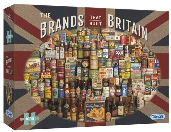 The Brands That Built Britain 1000 Piece Puzzle By Gibsons