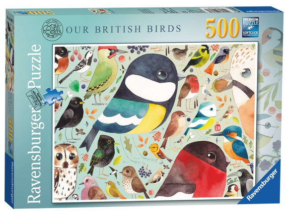 Matt Sewell´s Our British Birds 500 Piece Puzzle By Ravensburger