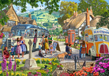 Boarding The Bus by Steve Crisp 1000 Piece Puzzle by Gibsons