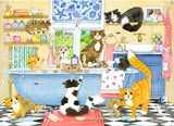 Catastrophe Cottage by Kate Mawdsley 4X 500 Piece Puzzle Set by Gibsons