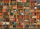 The Cat Library 1000 Piece Puzzle by Cobble Hill