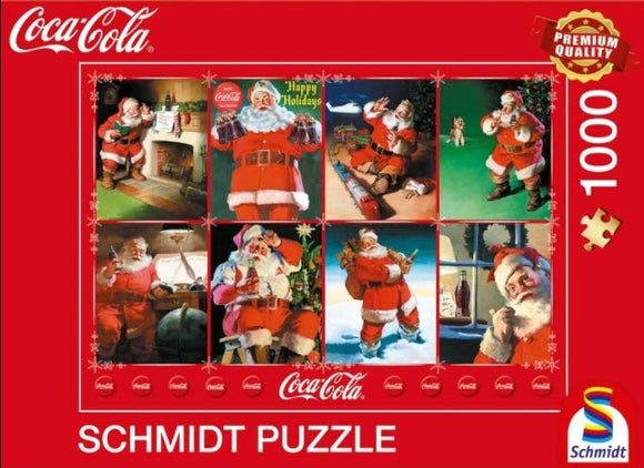 Coca Cola:  Santa Claus Happy Holidays 1000 Piece Puzzle by Schmidt
