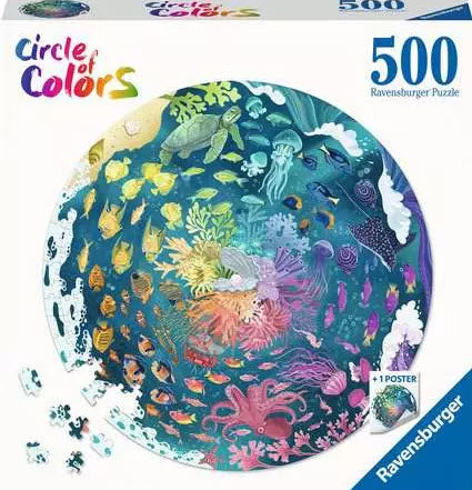 Oceans Circular 500 Piece Puzzle by Ravensburger
