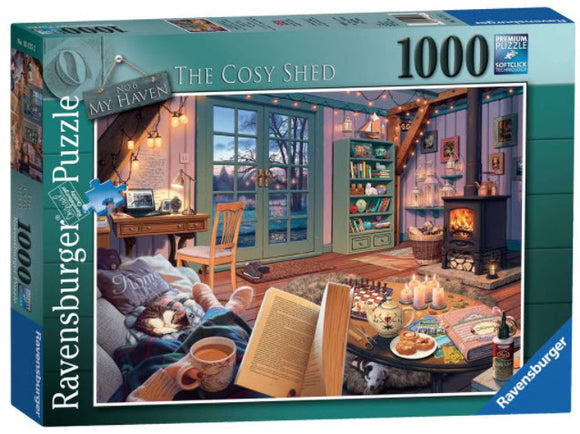 My Haven No 6, The Cosy Shed 1000 Piece Puzzle by Ravensburger