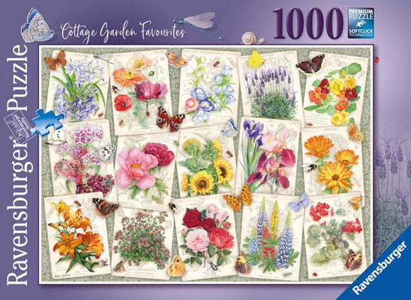 Cottage Garden Favourites 1000 Piece Puzzle by Ravensburger