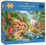 Cottageway Lane by Dominic Davison 500 Piece Puzzle By Gibsons