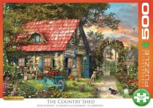 The Country Shed by Dominic Davison 500 XL Piece Puzzle by Eurographics