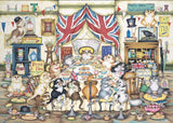Crazy Cats Afternoon Tea at Tiddles by Linda Jane Smith 1000 Puzzle by Ravensburger