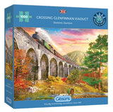*NEW* Crossing Glenfinnan Viaduct by Dominic Davison 1000 Piece Puzzle by Gibsons