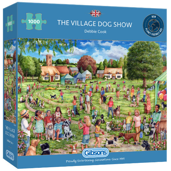 The Village Dog Show 1000 Piece Puzzle By Gibsons