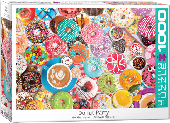 Donut Party 1000 Piece Puzzle by Eurographics
