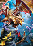 Dragon Clan by Anne Stokes 1000 Piece Puzzle by Eurographics