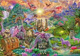 Enchanted Dragon Land 1000 Piece Puzzle by Schmidt