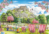Edinburgh by Elizabeth Blustin 2X 500 Piece Puzzle Set by Gibsons
