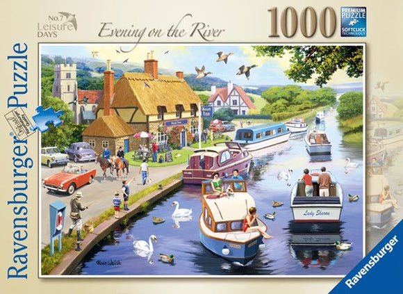 Evening on the River Leisure Days No. 7 1000 Piece Puzzle by Ravensburger