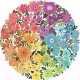 Flowers Circular 500 Piece Puzzle by Ravensburger