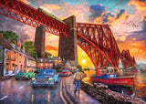 Forth Bridge At Sunset by Dominic Davison 1000 Piece Puzzle by Ravensburger