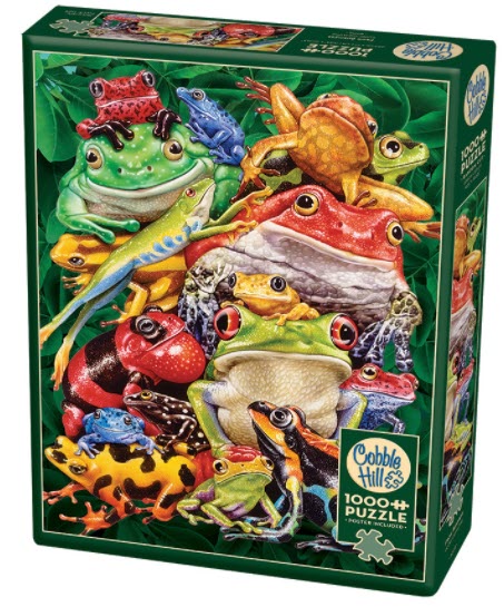 Frog Business 1000 Piece Puzzle by Cobble Hill