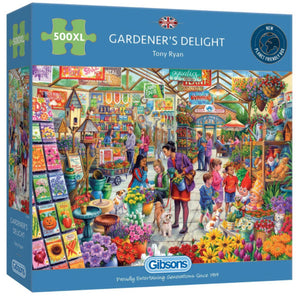 Gardener's Delight 500 XL Piece Puzzle By Gibsons