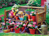 Garden Bench 1000 Piece Puzzle by Eurographics