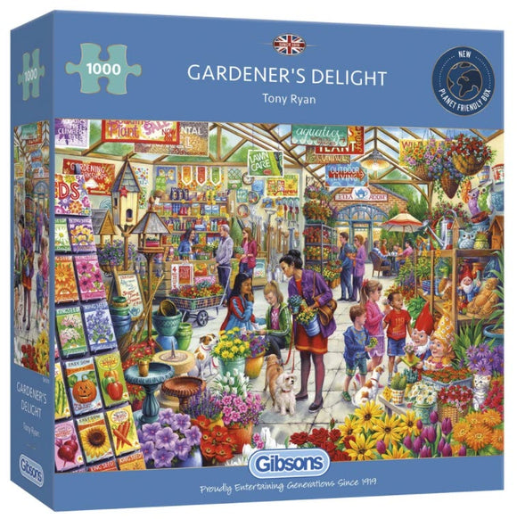 Gardener's Delight 1000 Piece Puzzle By Gibsons