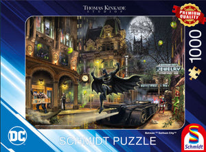 Thomas Kinkade-DC Comics Batman™ Gotham City™ 1000 Piece Puzzle by Schmidt