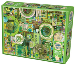 Green by Shelley Davies 1000 Piece Puzzle by Cobble Hill