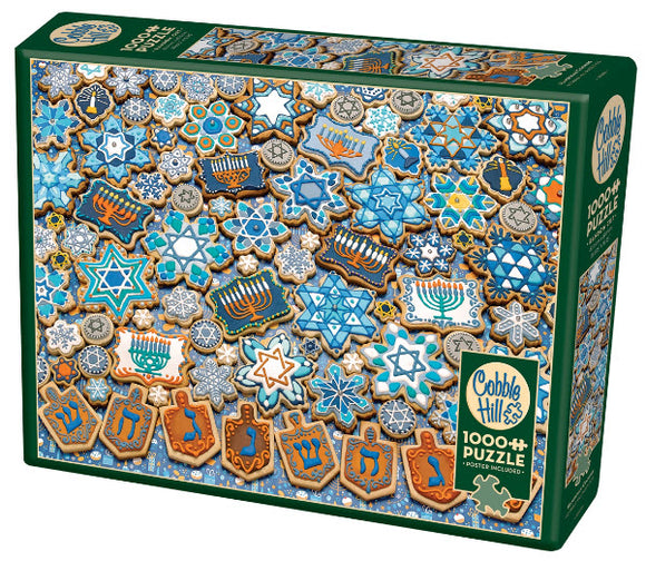 Hanukkah Cookies 1000 Piece Puzzle by Cobble Hill