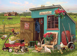 The Happy Hen House 1000 Piece Puzzle by Cobble Hill