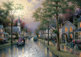Thomas Kinkade: Hometown Morning 1000 Piece Puzzle by Schmidt