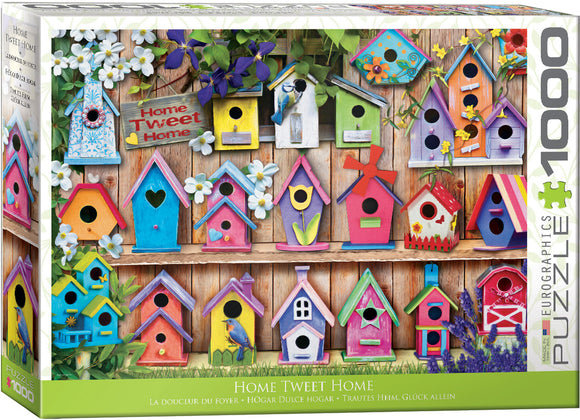 Home Tweet Home (Birdhouses) 1000 Piece Puzzle by Eurographics