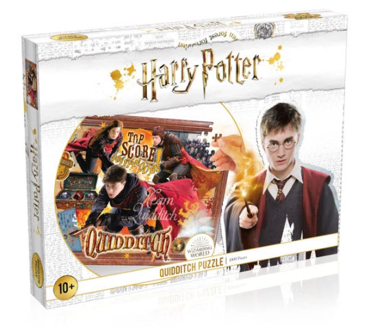 *DAMAGED BOX* Harry Potter Quidditch 1000 Piece Puzzle by Winning Moves