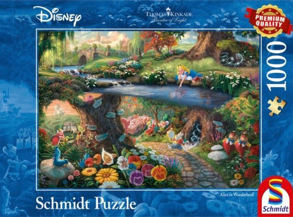 Thomas Kinkade – Disney: Alice In Wonderland 1000 Piece Puzzle by Schmidt