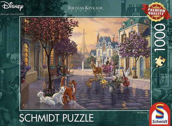 Thomas Kinkade – Disney: Aristocats 1000 Piece Puzzle by Schmidt