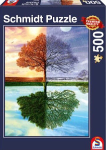 The Seasons Tree 500 Piece Puzzle by Schmidt