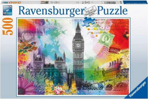 London Postcard 500 Piece Puzzle By Ravensburger