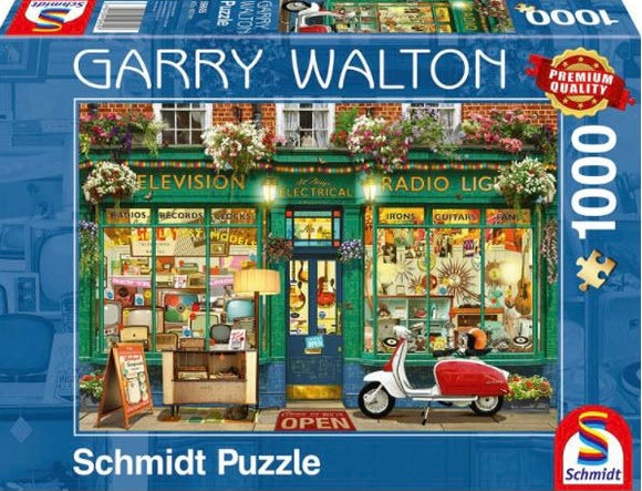 Garry Walton Electronics Store 1000 Piece Puzzle by Schmidt